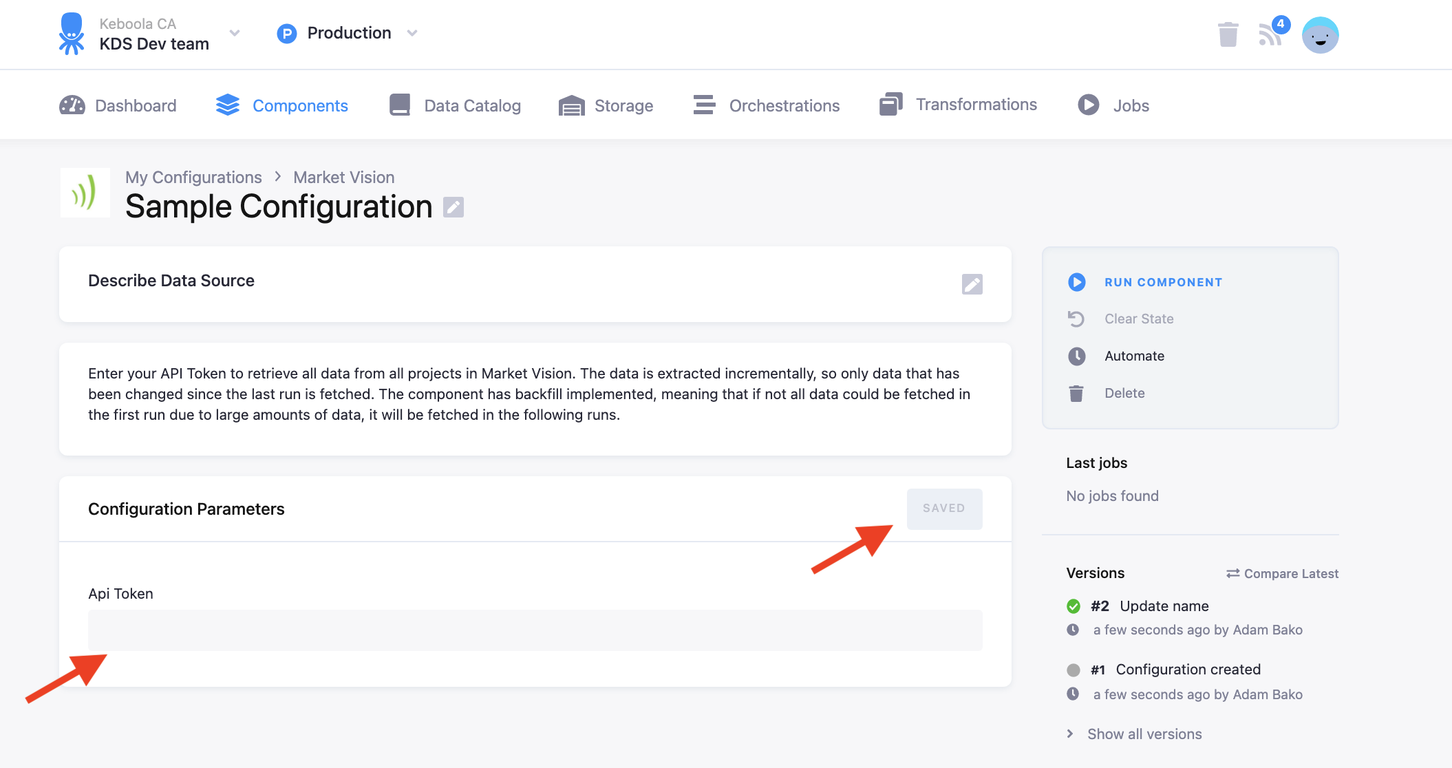 Screenshot - Api Version